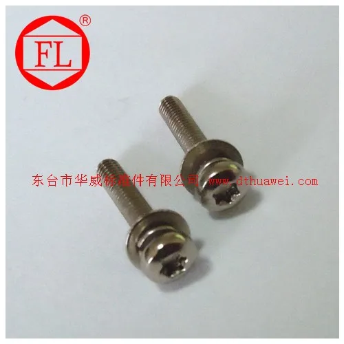 
Stainless Steel torx pan head screws with washer 