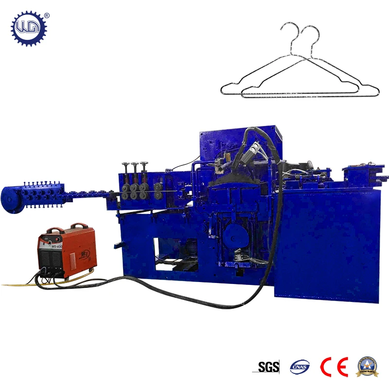 Fully Automatic Steel Wire Clothes Hanger Bending Machine With Plc