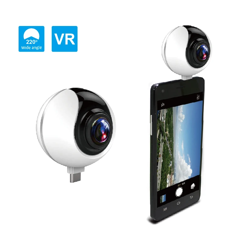 Pano 2018 NEW View 360 degree VR camera Android Mobile Control Dual Panoramic VR Camera 360