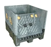 Large collapsible plastic bulk pallet container for sale