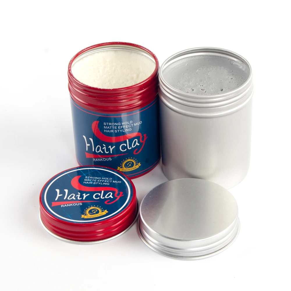2018 Hot Selling Hair Clay Hair Wax Best Strong Hold Men Hair Clay
