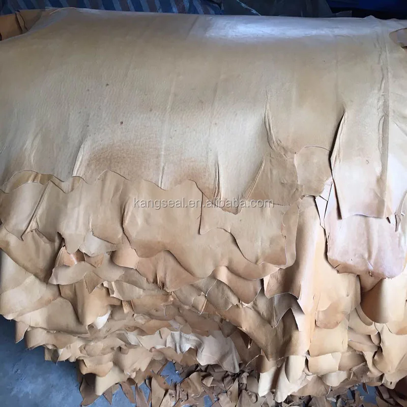 
Beige color stock sow pig grain leather, sow pig first layer, sow pig nappa leather, pig skin, genuine pig leather 