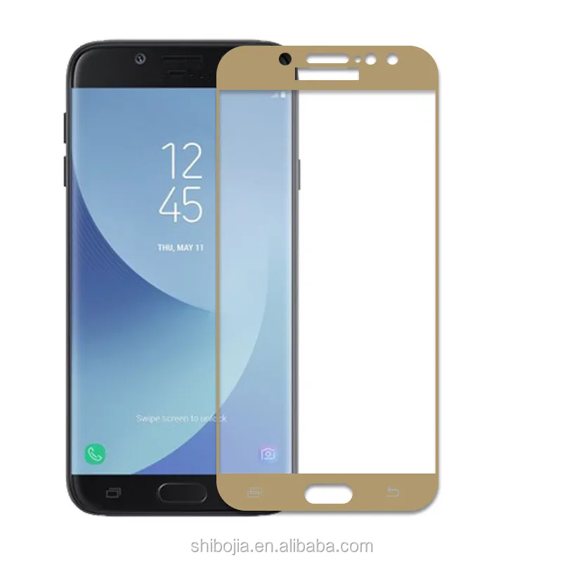 High Clear Color Tempered Glass Screen Protector For Samsung Galaxy J7