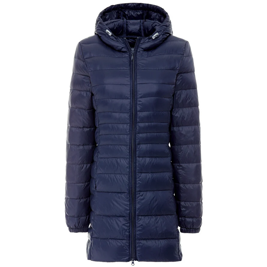 Mujeres largas chaquetas de invierno y abrigos abrigos con