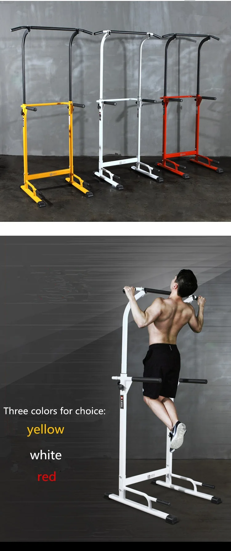 Wall Pull Up Bar Perfect Dip Bar Multifunctional Free Standing