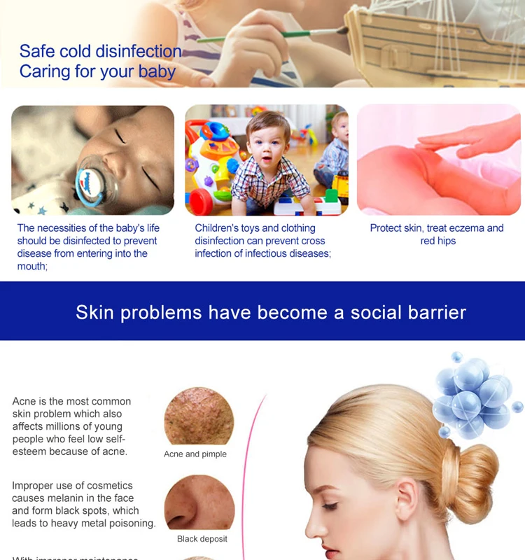 health care ozone water purifier for washing and cleaning