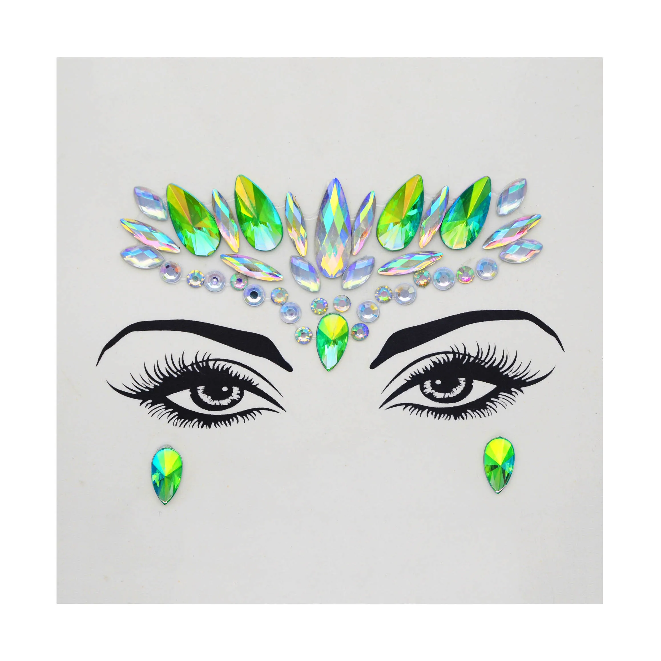 

Halloween face sticker for Holiday party facial decoration