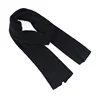 HZW-13787002 fashion unisex black winter knitted magic custom made scarf