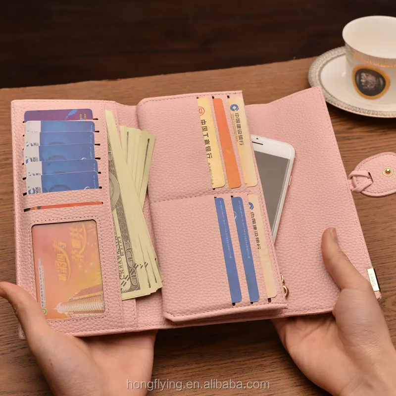 
Fashion fancy high grade women leather case/ quality luxury women Wallet/fashionable wallet type hand bag for women 