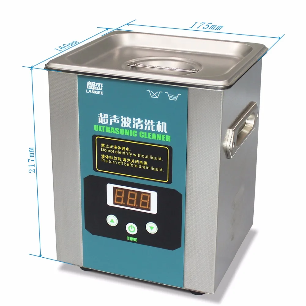 40khz 1.3l 1.4l Stainless Steel Digital Portable Ultrasonic Ultrasound