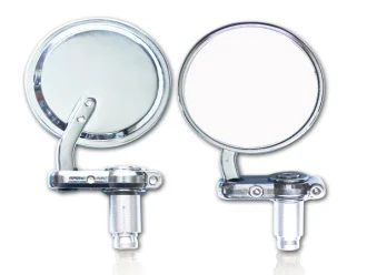 Aluminum Universal Cheap Motorcycle Round Handle bar mirror bar end mirror