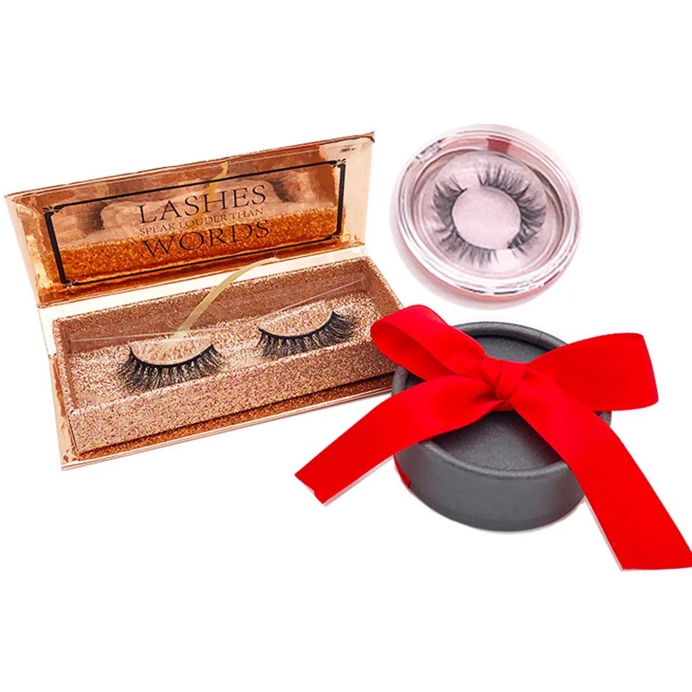 

Custom eyelash packaging box 5d lashes premium mink eyelashes, Natural black strip eyelashes