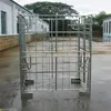 Casters move smoothly without mark on the ground two Swing Doors Security steel tote trolley