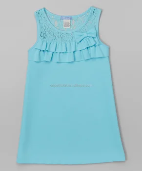 light blue frock dress