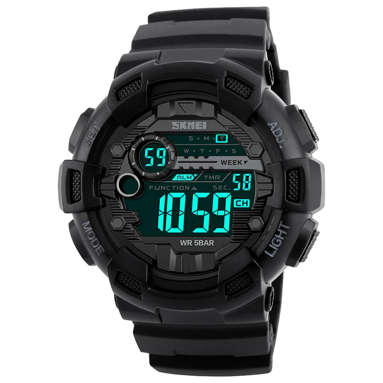 

Skmei 1243 odm watches odm design digital sport hand waterproof watch men, 3 colors