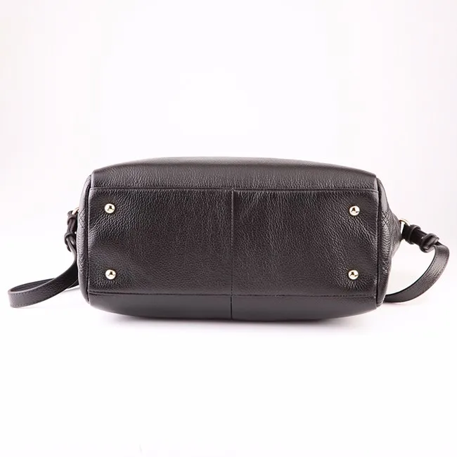 5154-New arrival design high end logo embroidery soft leather tote bags