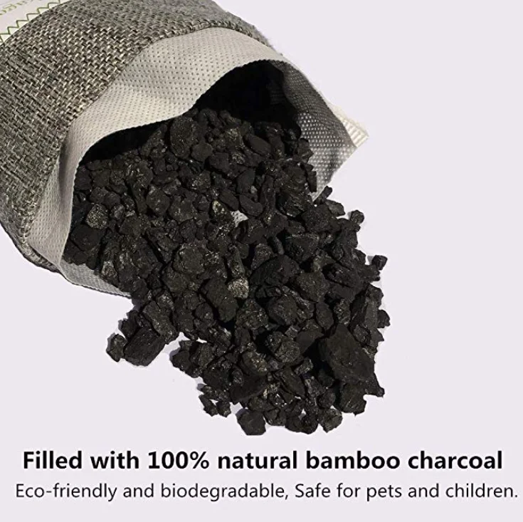 Natural Bamboo Charcoal Air Purifying Bags,Absorb And Eliminate Odours