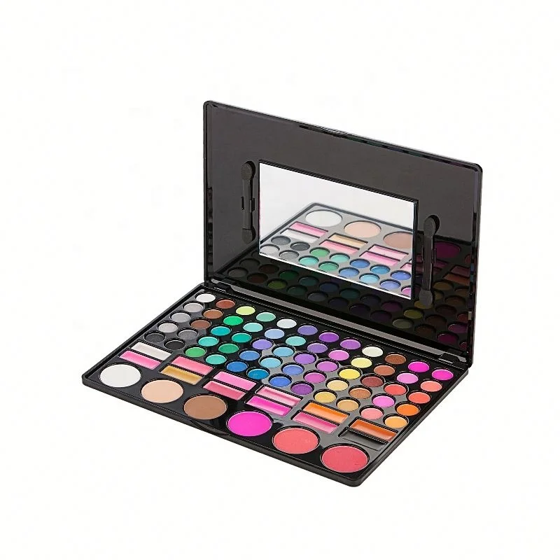 

2021 Hot sale 78 color professional eyeshadow palette for wholesale with small quantity