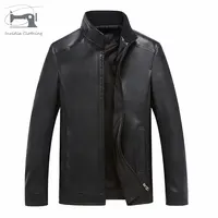 

China Supplier Men Spring Leather Jacket Silk Bomber Jackets Turkey