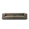 teak wood home furniture modern fabric sofa