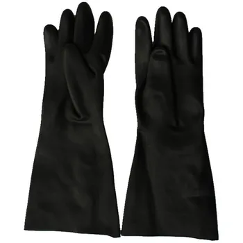 long sleeve black gloves