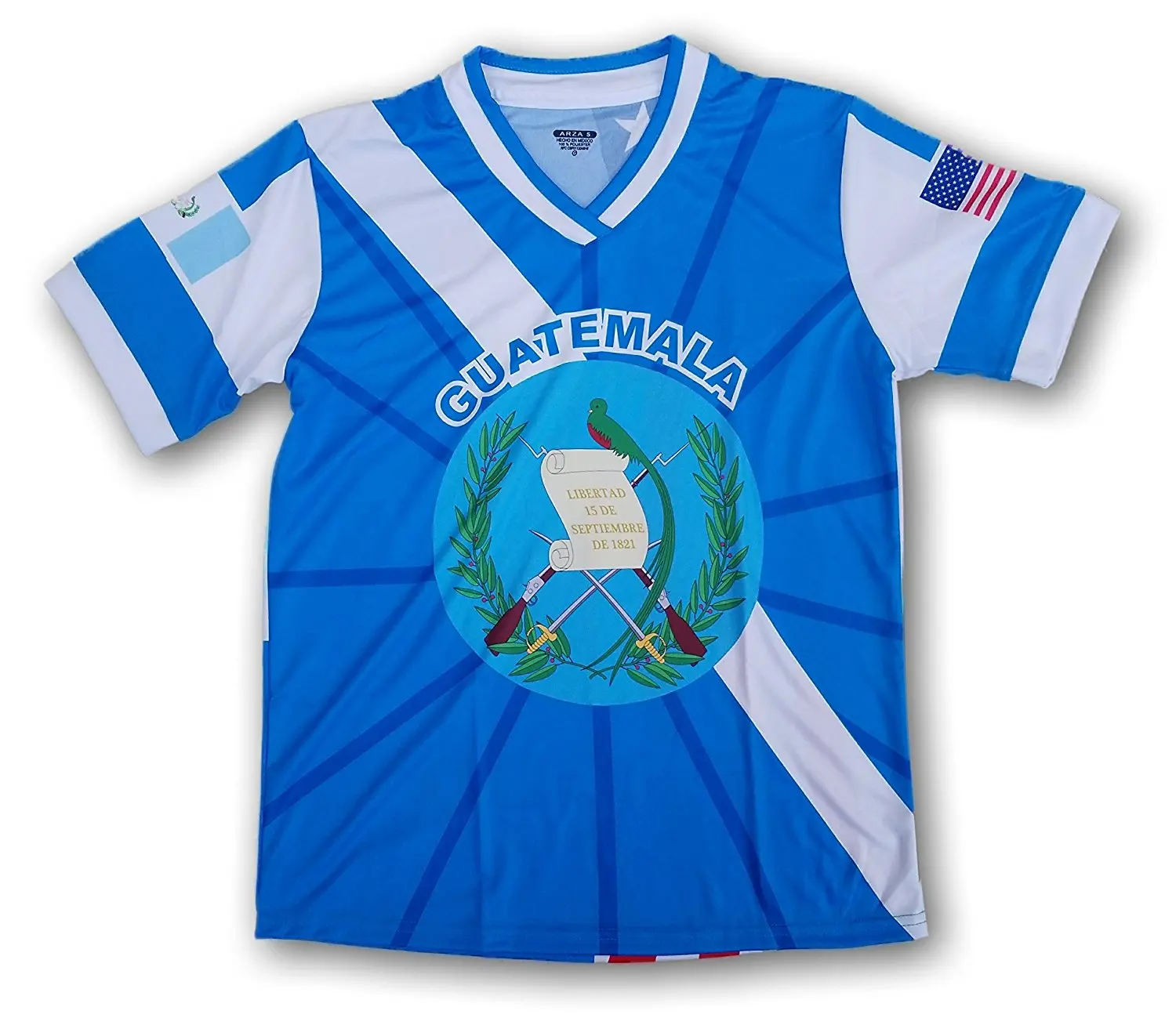 Guatemala USA Jersey Men Youth Arza Design