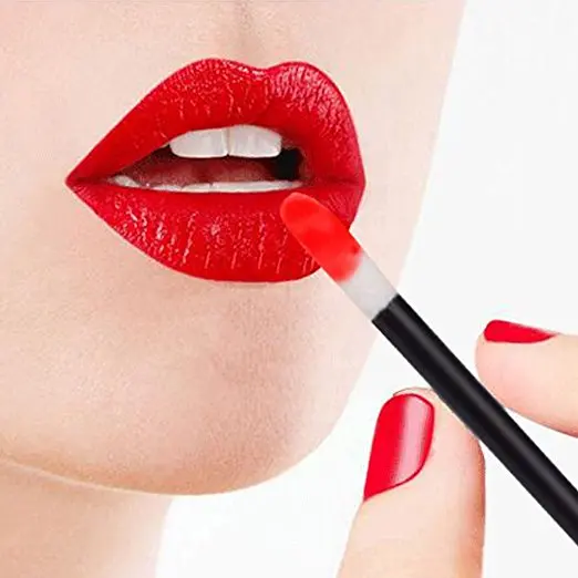 

Black Transparent Handle Disposable Lipstick Brush Lip Gloss Wands, N/a
