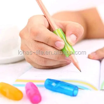 Kids writing aid silicone pen grip sleeve for kids to form good handwriting habit 1.jpg