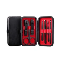 

Unionpromo In Stock 7 pieces stainless steel Nail Clippers Cutter Kit Nail Care Manicure Set