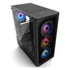 Special Suspending Glass Design tempered glass gaming computer case tower