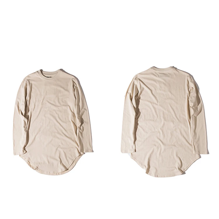 

Wholesale Mens Longline Long Sleeve Cotton T Shirts