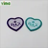 Custom fire prevention yarn flame retardant material fabric clothing label patches