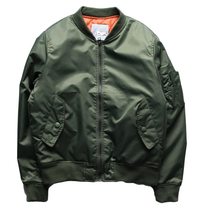 Wholesale Custom High Quality Men Ma1 Bomber Jacket,Custom Logo Ma1 ...