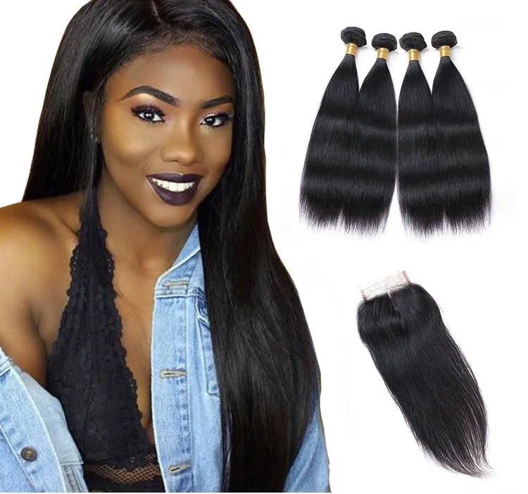 

Wholesale 2019 Hot Selling Brazilian Human Hair Bundles, Natural black 1b;1#;1b;2#;4# and etc