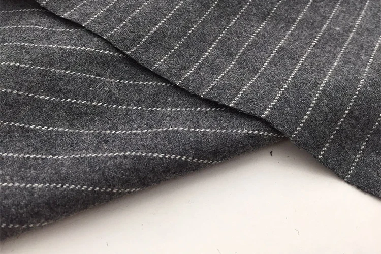 stripe flannel fabric