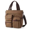 MOYYI wholesale Business trend sling messenger bag casual satchel fashion men long strip canvas shoulder bags