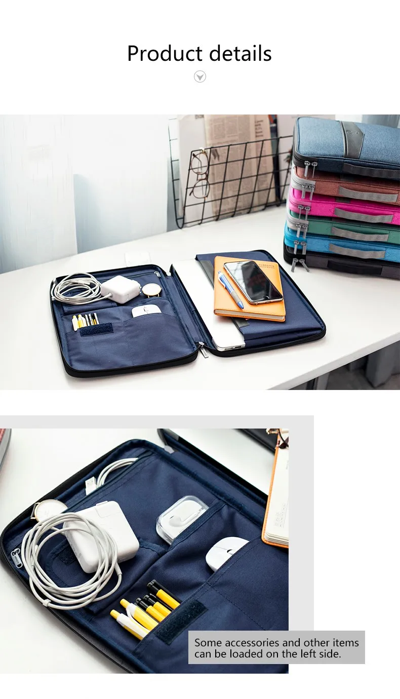 Multifunctional A4 Document Bags Organizerwaterproof Travel Pouch