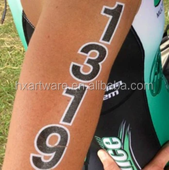 47+ Free Download Temporary Tattoo Race Numbers Idea Tattoo