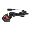 10A fused 250v power cable BS 1363-A British plug C7 end and UK plug ac power cable