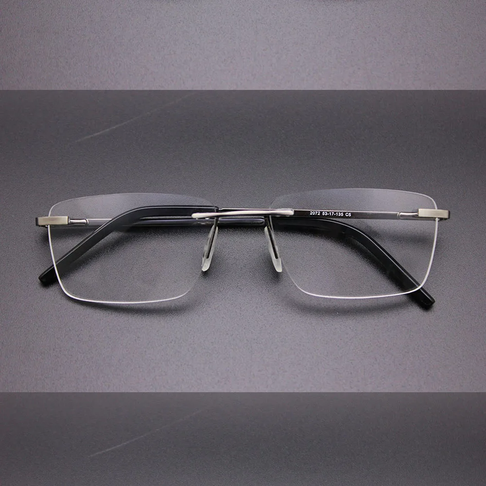 

Fashion High Quality Eyeglasses Frame Rimless Optical Frames Guangzhou Warehouse