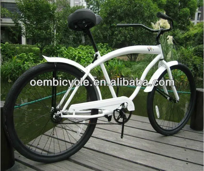 white 26 inch bike
