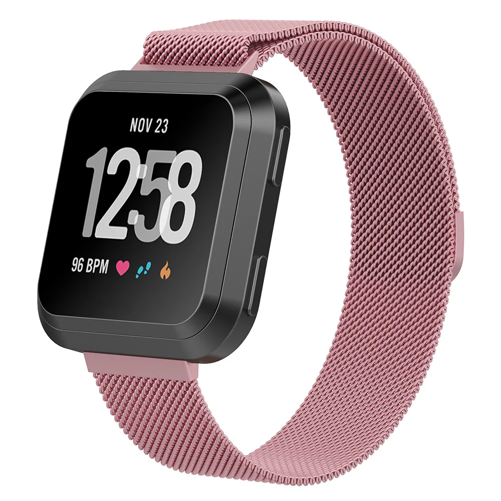 

Milanese Loop Magnetic Stainless Steel Watch Band Strap For Fitbit Versa Band