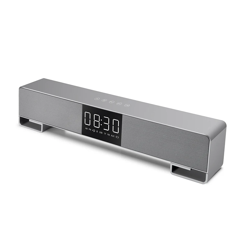 soundbar with clock