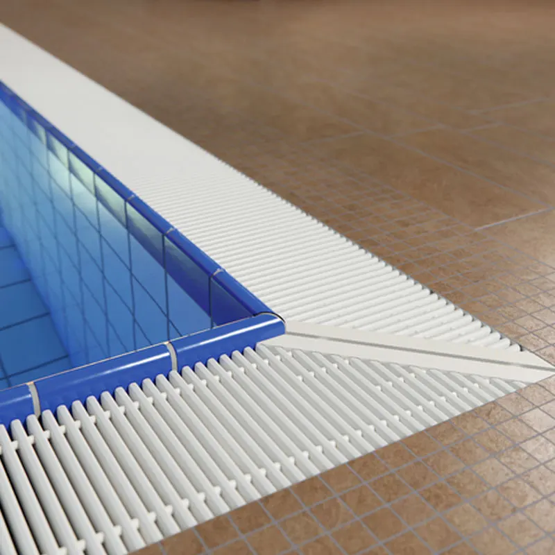 

Customize Plastic Grating Grid Grate Drain Swimming Pool Overflow Grating, White