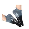 OEM Service Unisex Anti-slip Black Polyester Yoga Grip Sport Socks