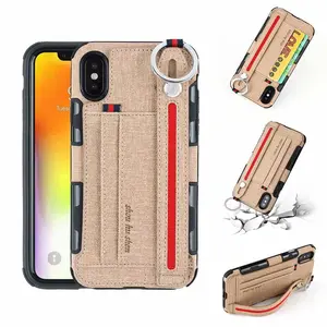 iPhone Max Hand Strap Case Kickstand