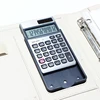 pocket size solar panel calculator 12 digit novelty notebook calculator