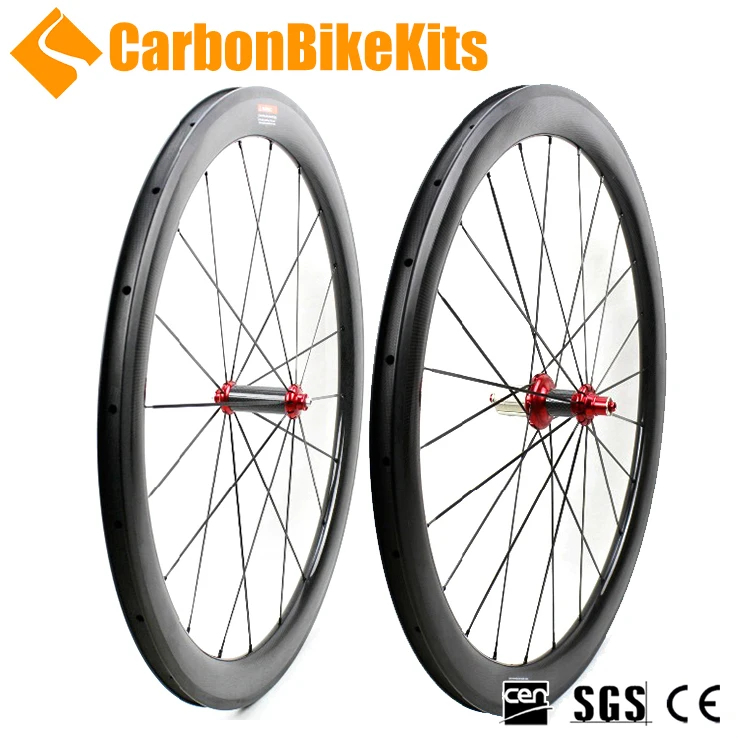 

OEM 25mm wide 50mm deep 700c road bicycle carbon wheel clincher