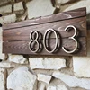 Factory price 304 Stainless steel Full color 3d led letters signs backlit metal house numbers