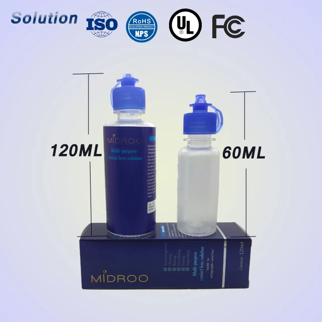 
Free sample new arrival 60ML and120ML 360ml contact lenses cleaning liquid solution 